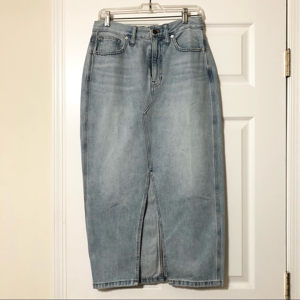 Madewell Denim Midi Skirt